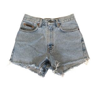 Calvin Klein 5 Pocket Enzyme Wash 100% Cotton Denim  Shorts Size 4